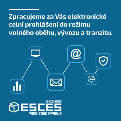 Zpracujeme za Vás elektronické celní prolášení do režimu volného oběhu, vývozu a tranzitu.