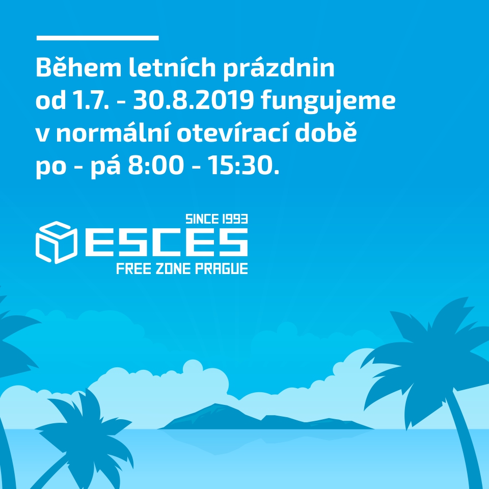 otevírací doba během letních prázdnin 2019