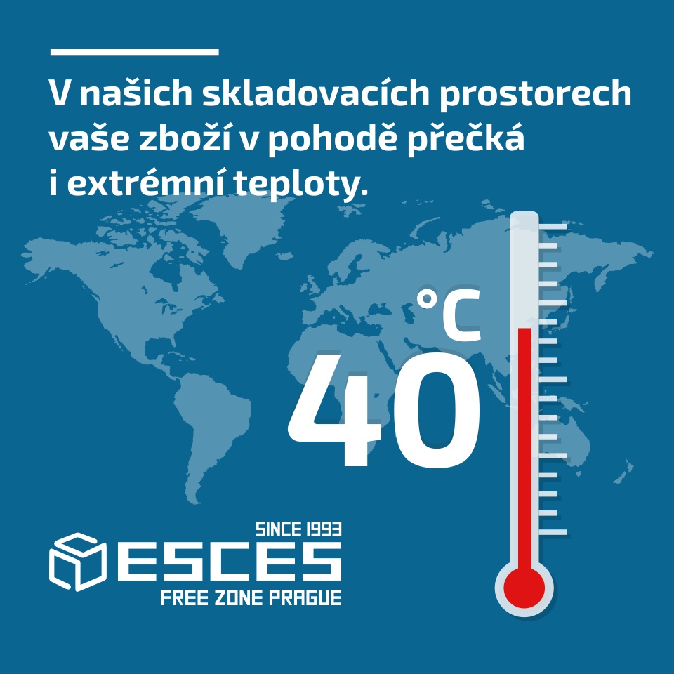 V našich skladovacích prostorech vaše zboží přečká i extrémní teploty